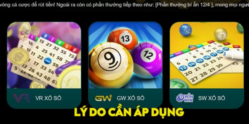 Lý do cần áp dụng